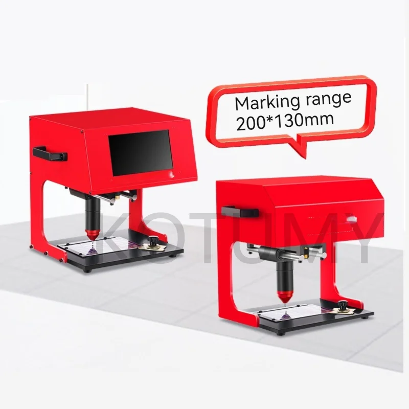 Metal Signage Nameplate Marking Machine Touch-screen Engraving Machine for Metal Parts 170*110MM