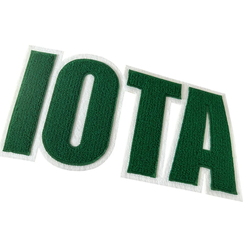 Iota Phi Lambda Sorority Chenille Greek Letter Iota Phi Lambda 1929 Iron on Towel Patch for Sweatshirt and Jacket