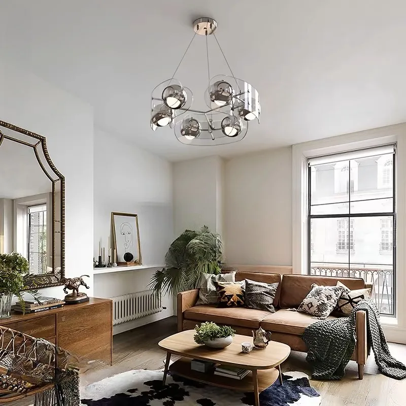 

Nordic Simplified Led Pendant Lights for Living Dining Room Food Tables Kitchen Bedroom Chandelier Home Decor Lusters Luminaires