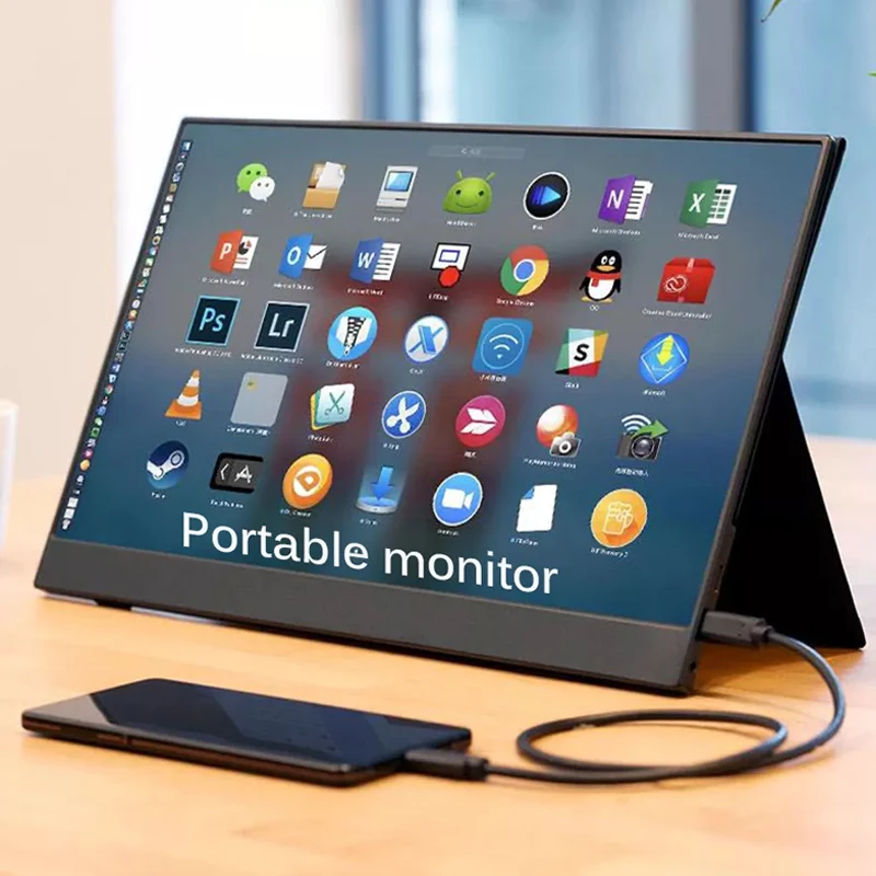ODM OEM 13.3 15.6 17.3 18.5 Inch Gaming Touch Screen Computer Phone Display FHD UHD 1080P 4K IPS Laptop PC LCD Portable Monitor