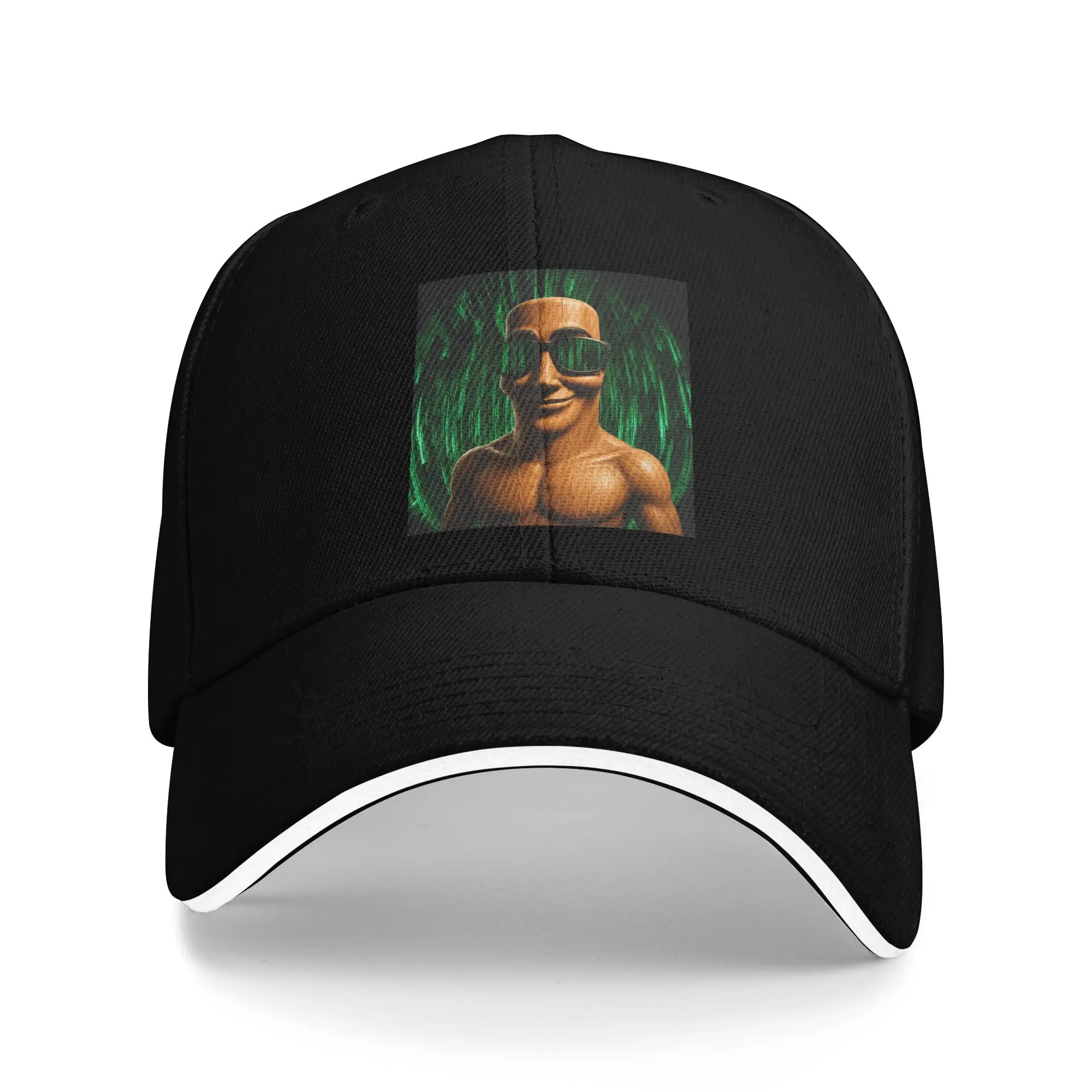Summer Casual Baseball Cap Tung Sahur Cosplay Computer Matrix Funny Parody Alpha Outdoor  Trucker Hat For Male Sun Baseball Caps