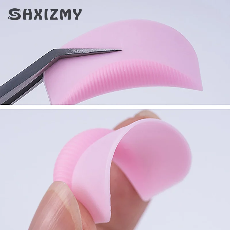 Silicone Eyelash Perming Curler Lift Pads, Eyelash Pads, RodsLash Lift, Maquiagem Beauty Tool, Extensões Acessórios, 3 Tamanhos, 10Pcs 