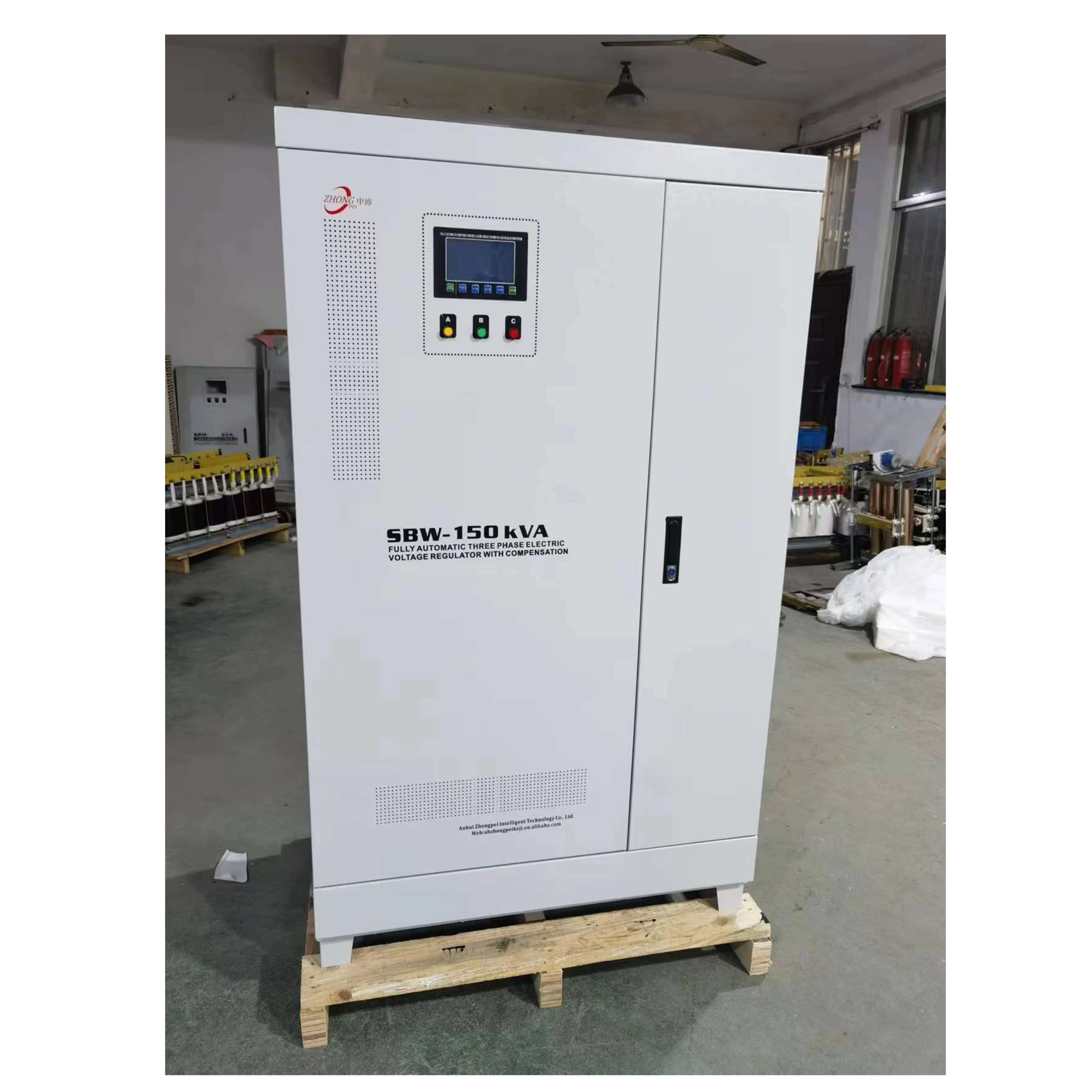 

SBW Series 150 KVA Stabilizer Servo Type Automatic 3 Phase 180Kva 200Kva 300Kva Ac Automatic Voltage Regulator