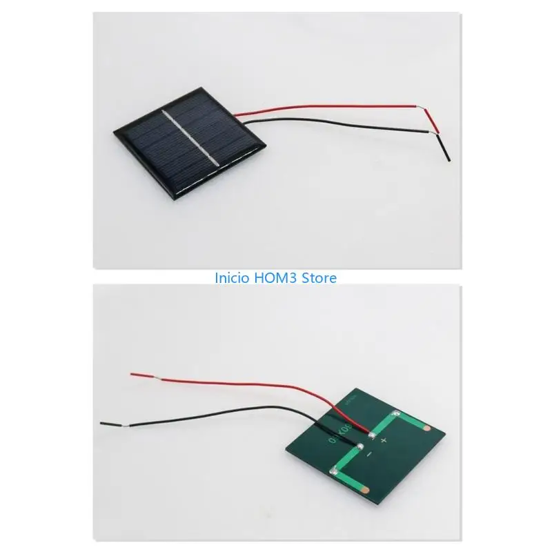 A5YD Solar Plate Cell With Wire 2-3V 100mA Small Cell Module Polysilicon Board Charging Panel Portable Solar Plate Enduring