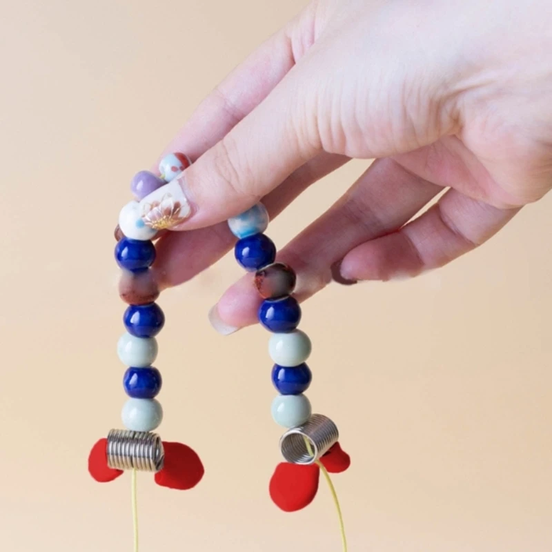 Handy Bead Stopper 8Pcs/4Pcs Bead Wire Ends Set for Jewelry Making Creative Bead Line End to Prevent Beads from Falling