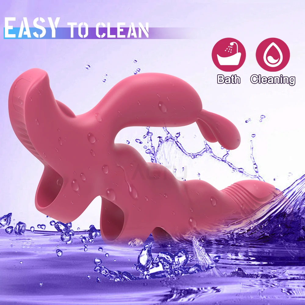 Finger Vibrator for Women Vagina Vibrator Rabbit Clitoris Nipples Stimulator Female Masturbator Interaction Sex Toy for Couples - Image 6