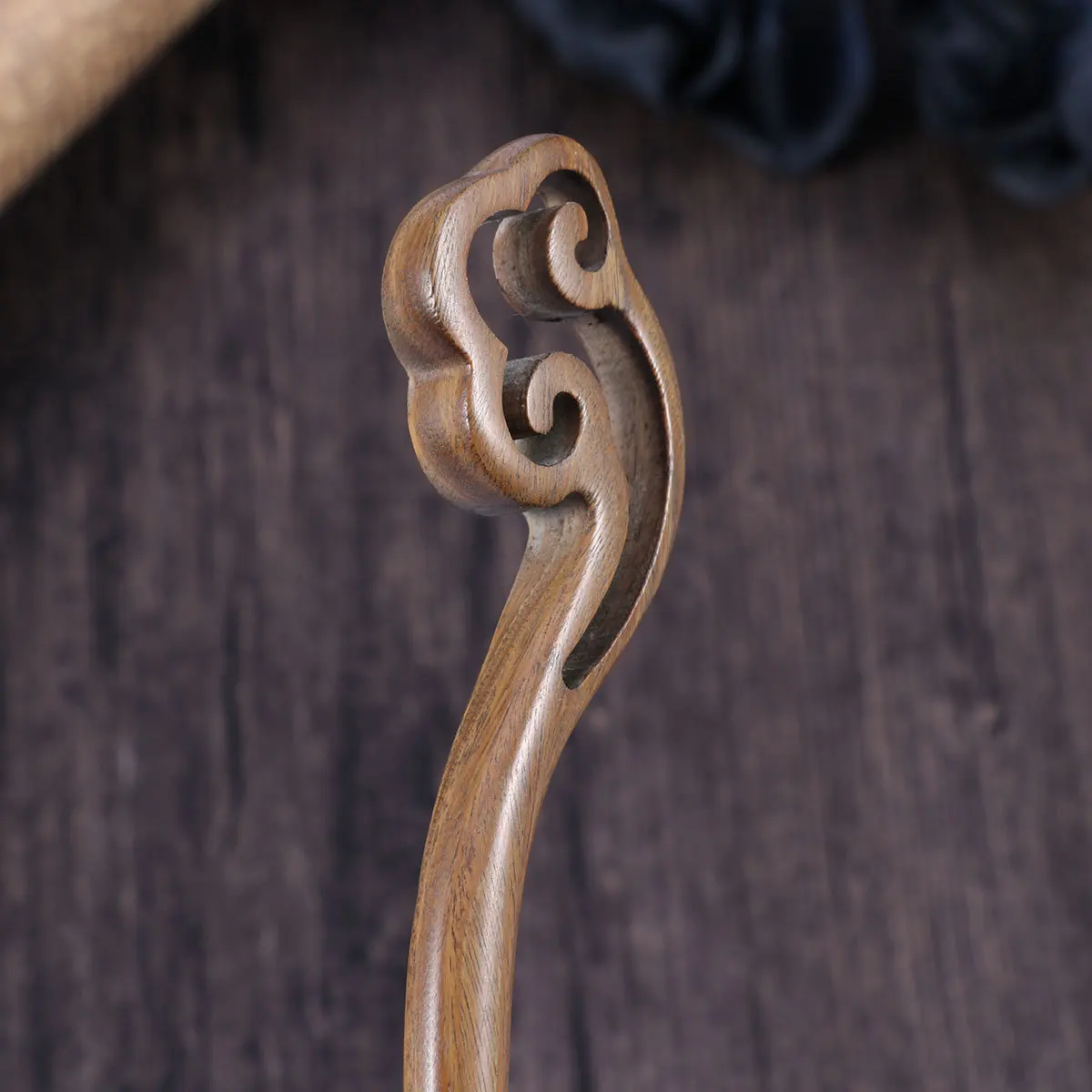 

Vintage Natural Wood Hair Stick Elegant Hairpin for Women Retro Chignon Pin Decorative Wooden Hair Accessory Wood Hairpin