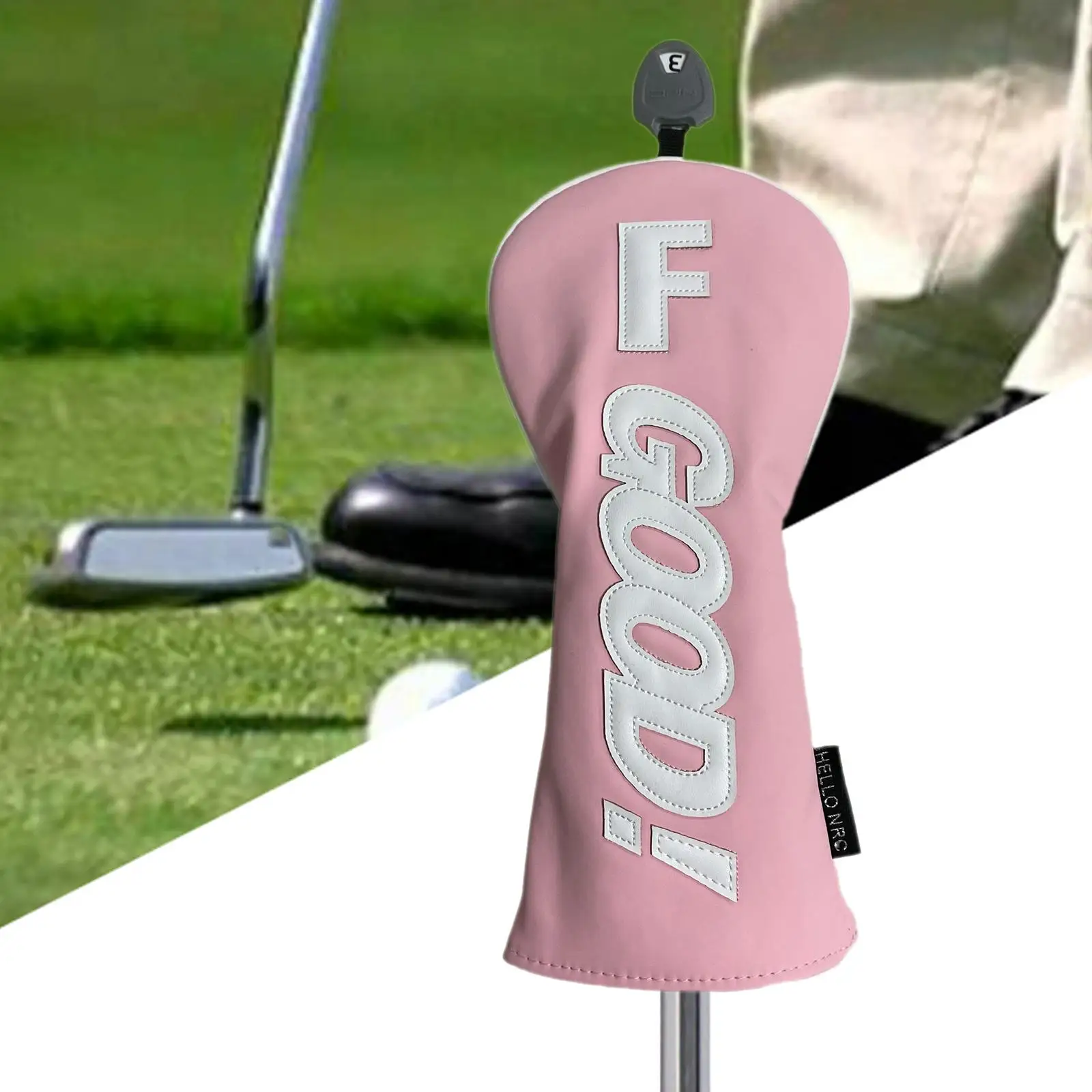 Wood Headcover Golf Club Head Covers Protection PU Durable Women Men Golf Sports Accessories Protective Sleeve for Golfer Gift