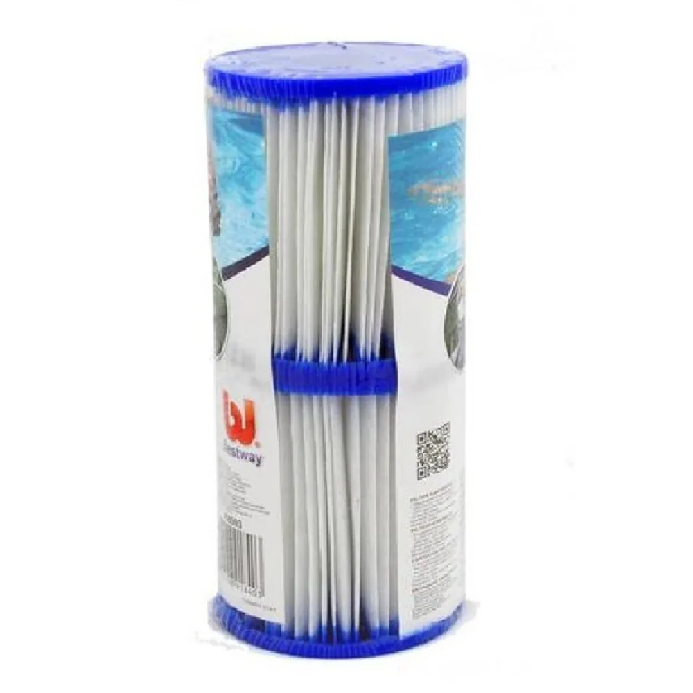 

24 Pcs of 58093 Bestvvay Filter Cartridge Filter Cartridges Diameter 8cm Ht 9cm Filter Core For Swimming Pool Filter Pump 58381