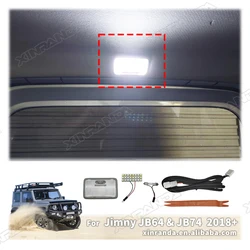 Car Interior Reading Light For Suzuki Jimny JB64 JB74 2019 2020 2021 2022 2023 Second Row Roomlamp Trunk Lamp Yello White 3 Door