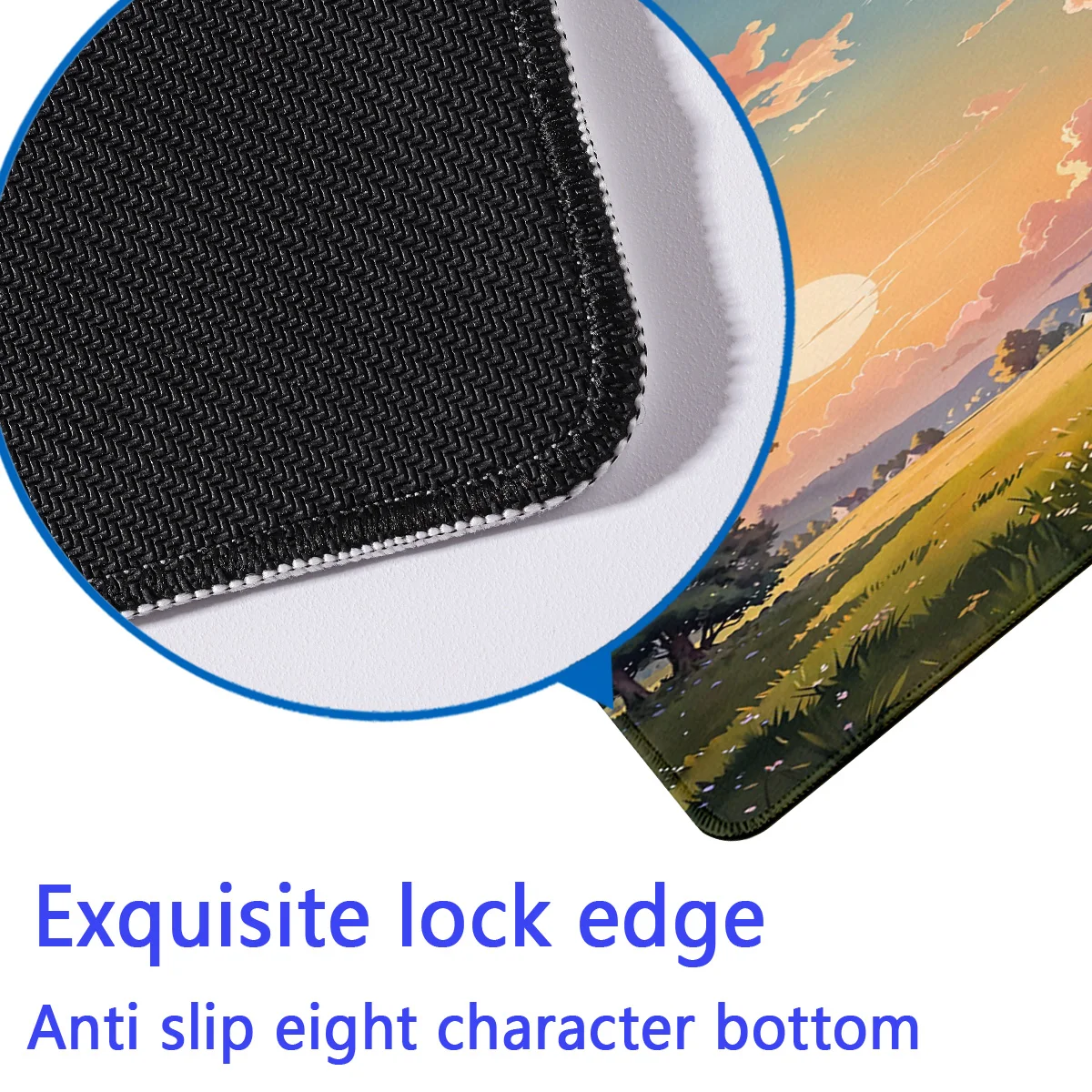 Rural cottage mouse pad Anime Natural Scenery mousepad Large teclado Mousepad Keyboard Gaming Table Mat Laptop 900x400 Mouse Mat