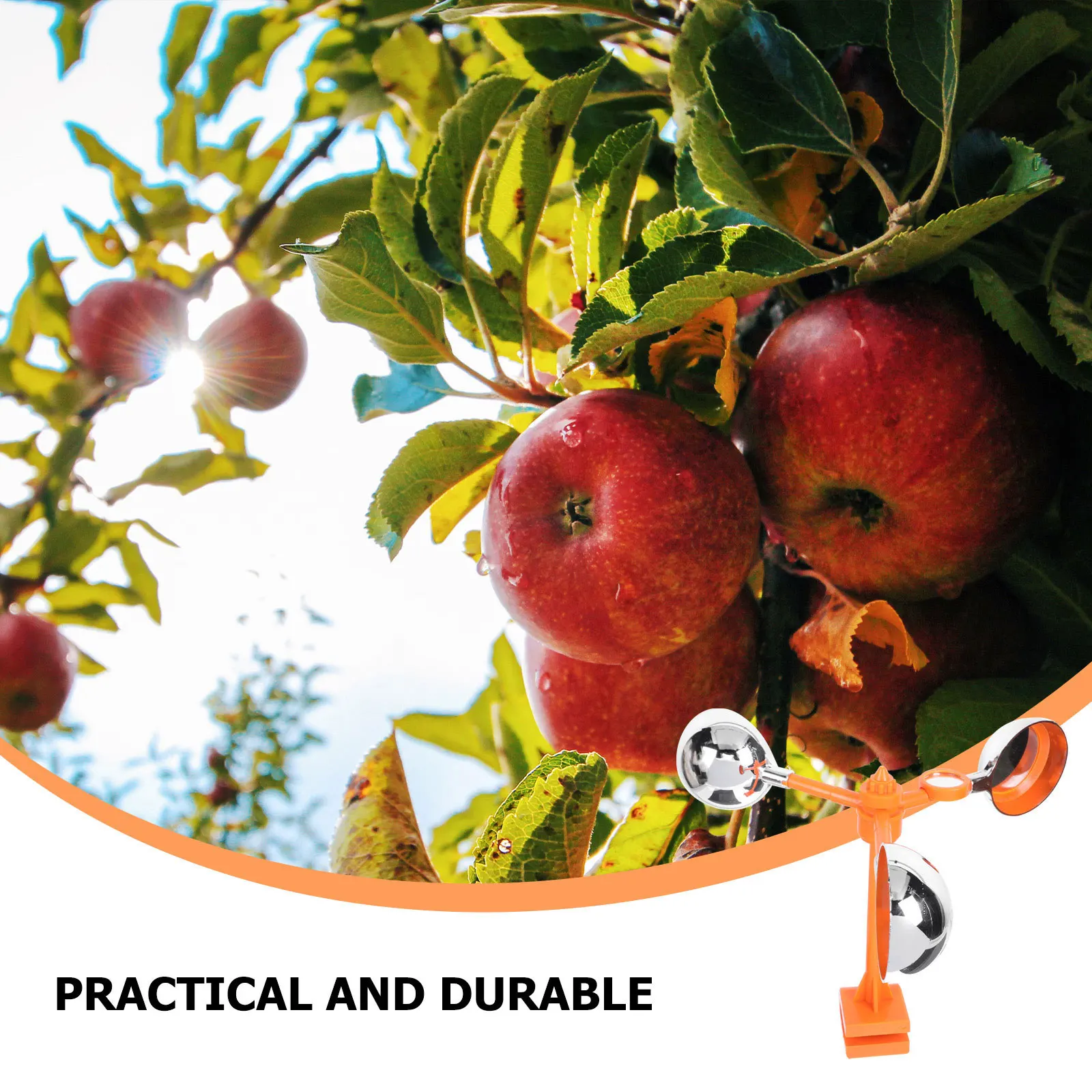 

1pc Bird Repeller Durable Plastic Outdoor Pest Control Strong Wind Resistant 360 Rotation Farm Orchard Warehouse