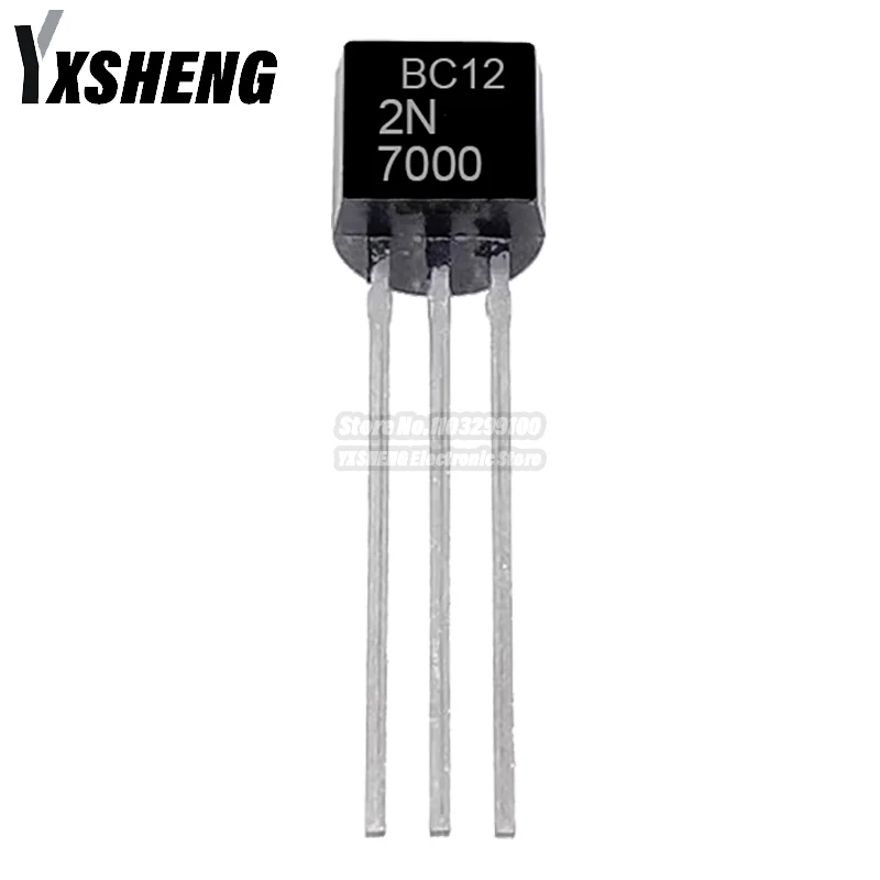 100PCS/LOT 2N7000 2N 7000 TO-92 Triode Transistor In Stock