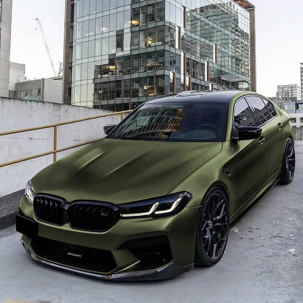 For BMW 5 Series M5 F90 LCI 2021-2024 Car Front Bumper Lip Splitter Diffuser Body Kit Cars Exterior Modification Parts