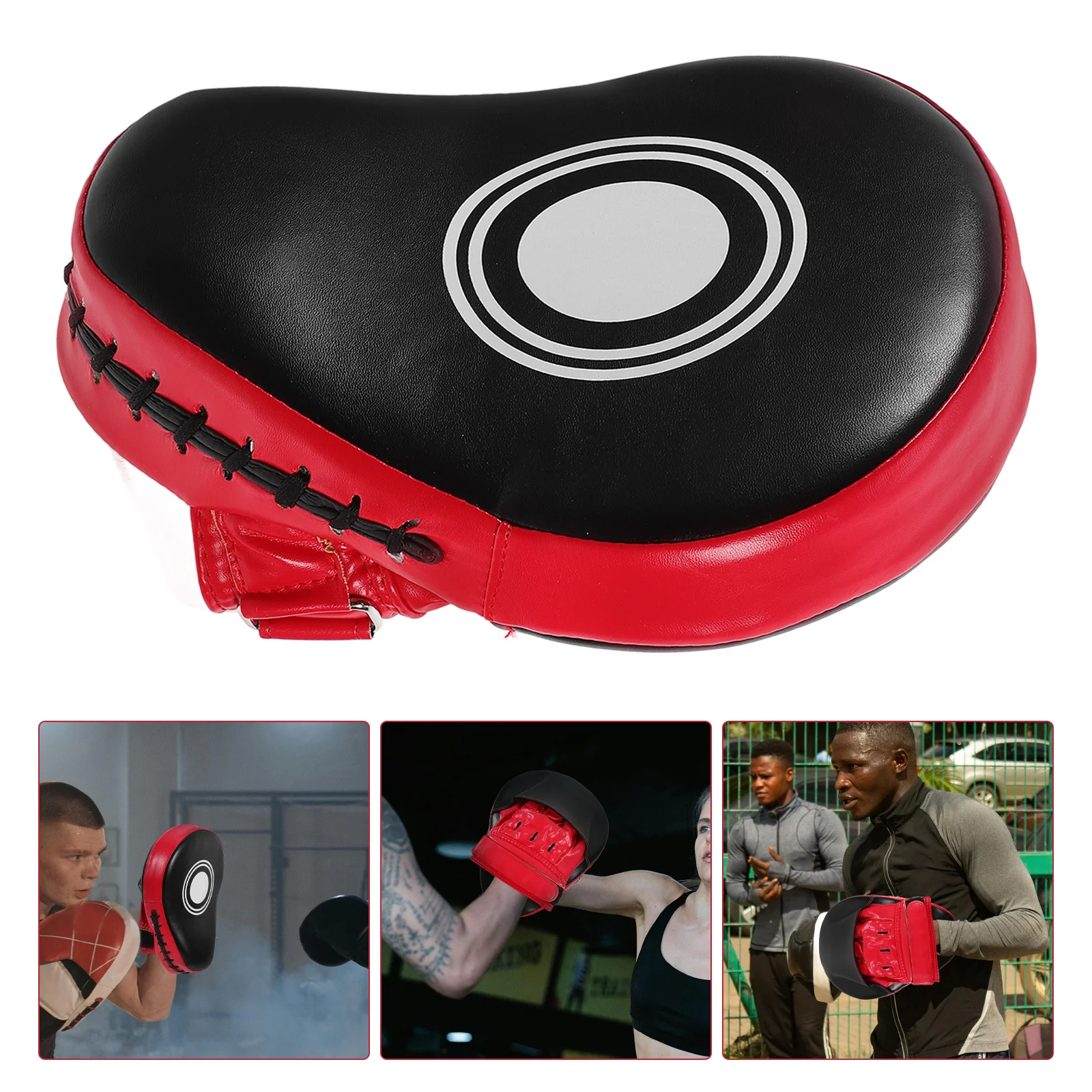 Boxing Training Target Five Fingers Gloves Punch Mitts Hand Martial Pads Accessories for