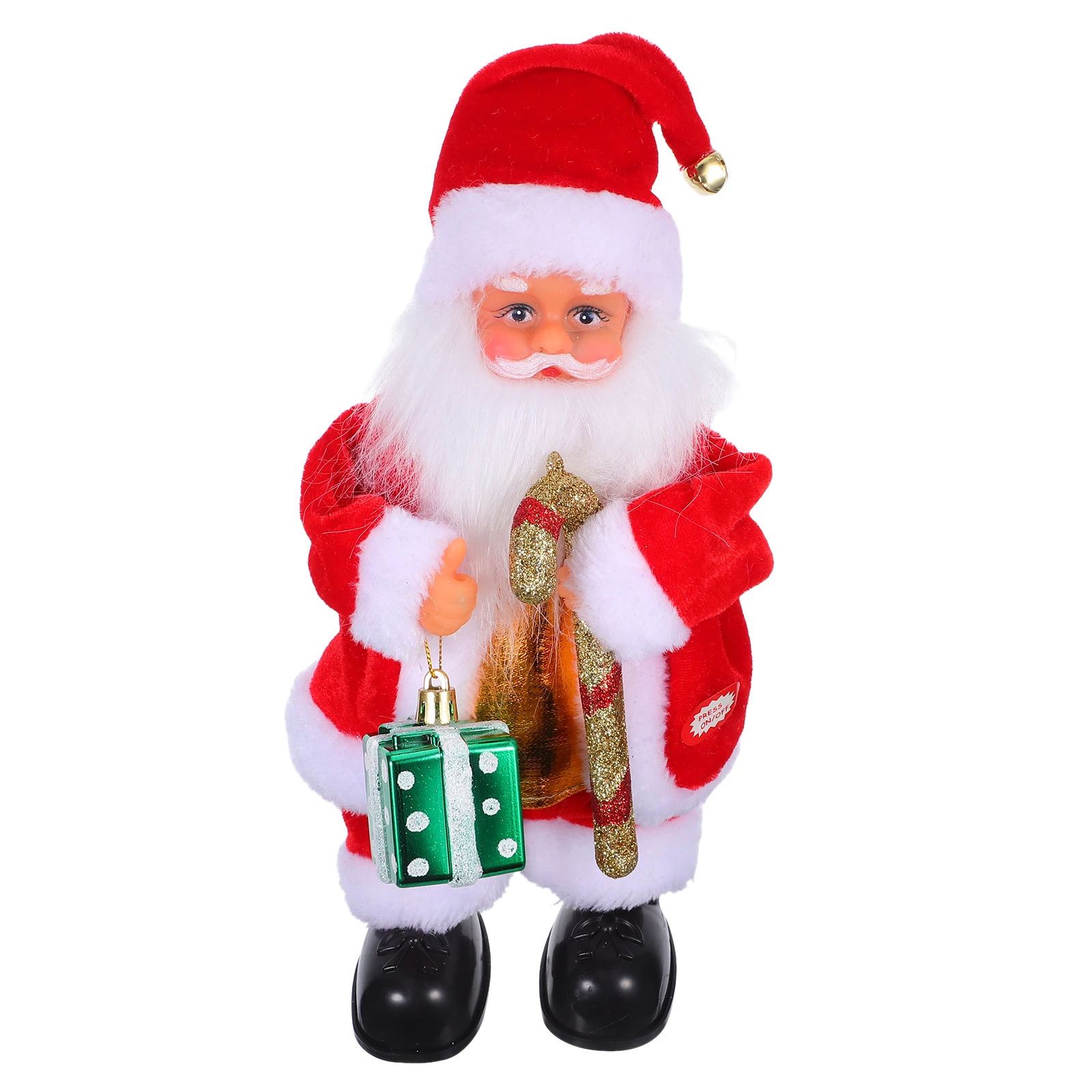 

Santa Toy Creative Electric Toys Decor Portable Christmas Plaything Cartoon Electronic Component Party Favors