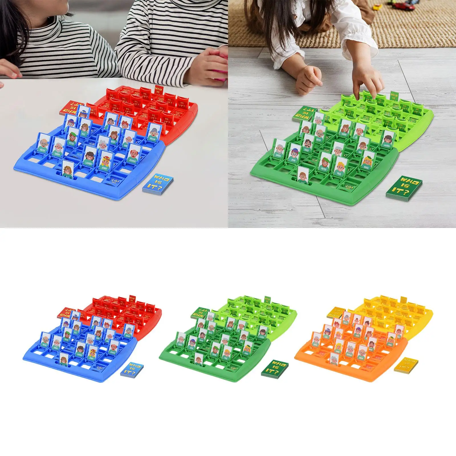 Guessing Game Character Cards Educational Toy Novelty Puzzle Game Reasoning Game Board Game for Party Prop Girls Children