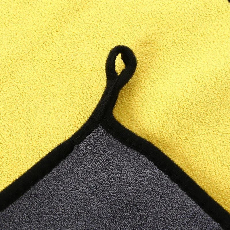 2/3/5Pcs Car Wash Microfiber Towel 30x30/60CM Car Cleaning Drying Cloth Hemming Care Cloth Detailing  Wash Towel