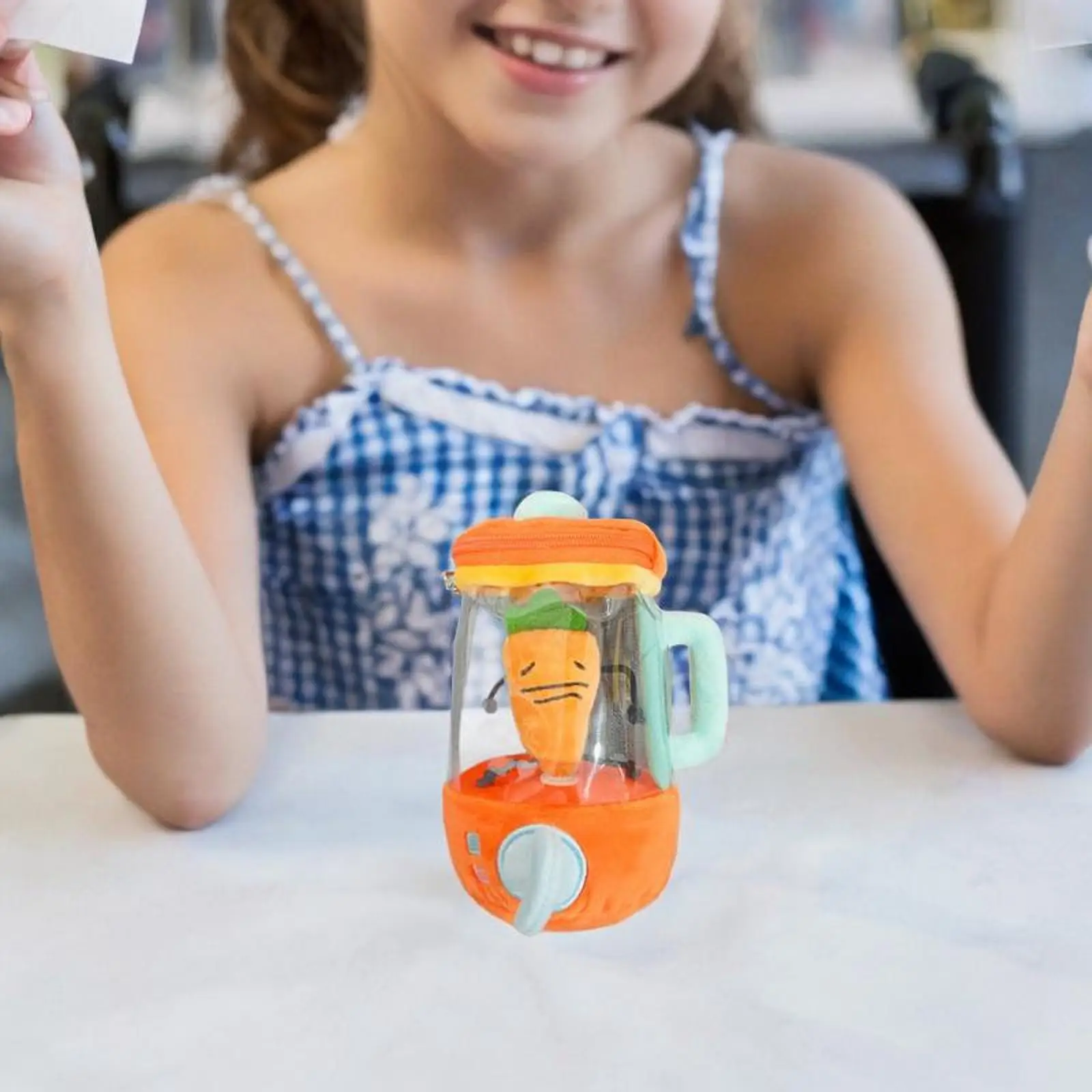 Pluche Wortel Juicer Speelgoed Creatief Pluche Groentespeelgoed Leuk voor kinderen Kinderen