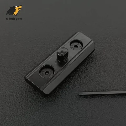Tactical M-LOK Bipod Adapter Aluminum Alloy Lightweight Converter Mount for Airsoft Rifle Accessories
