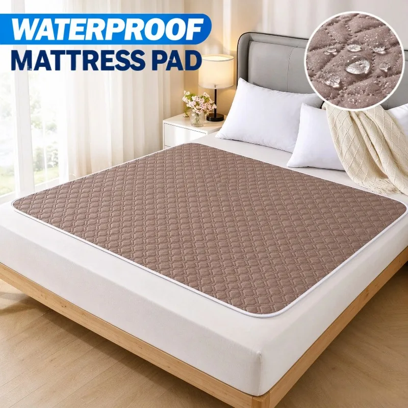 Washable Menstrual Bed Pads for Adults Elderly Pets Incontinence Leakproof Mattress Protector Home Reusable Bed Care Underpad