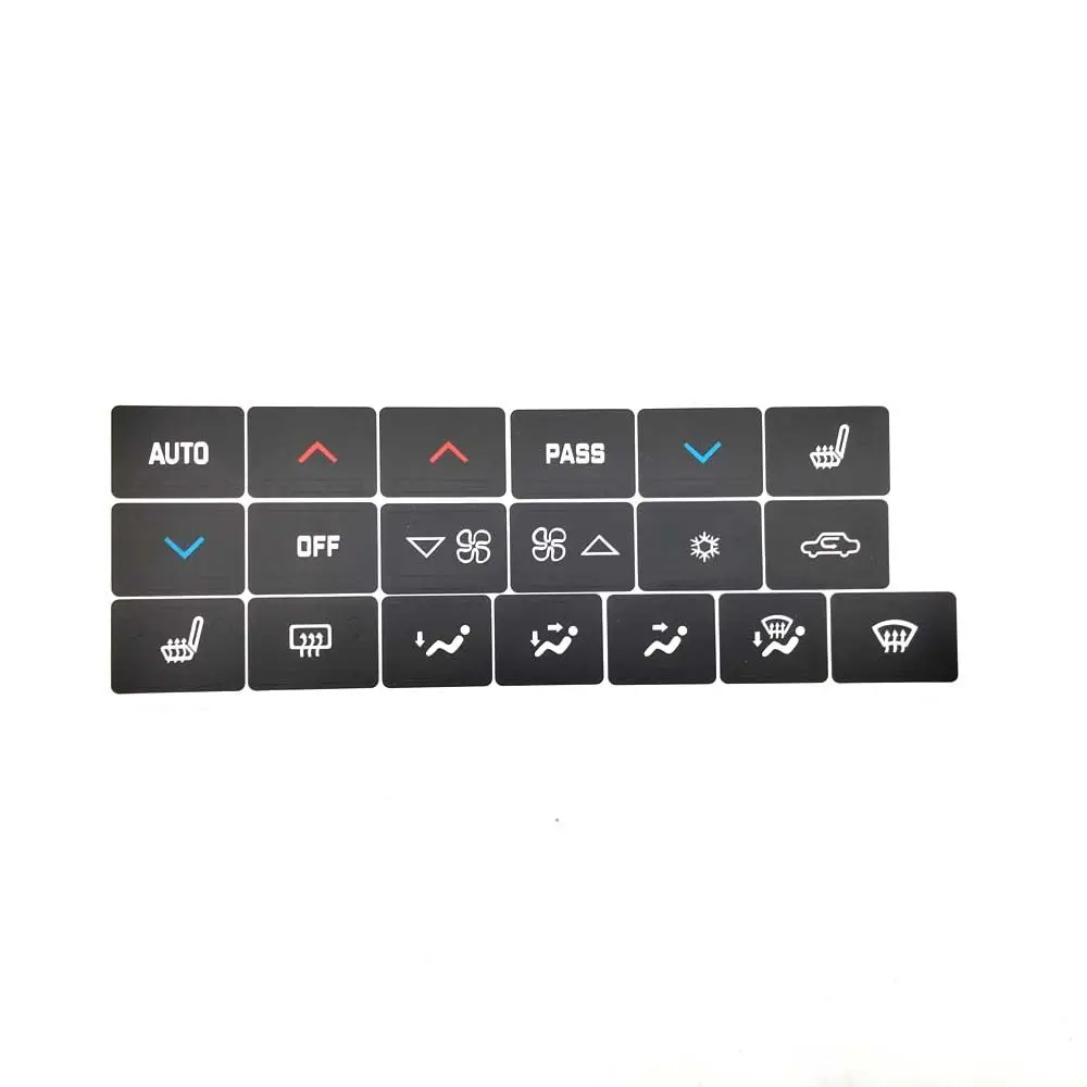 1Set A/C Climate Control Button Repair Decal Sticker For Buick Lacrosse 2005-2009