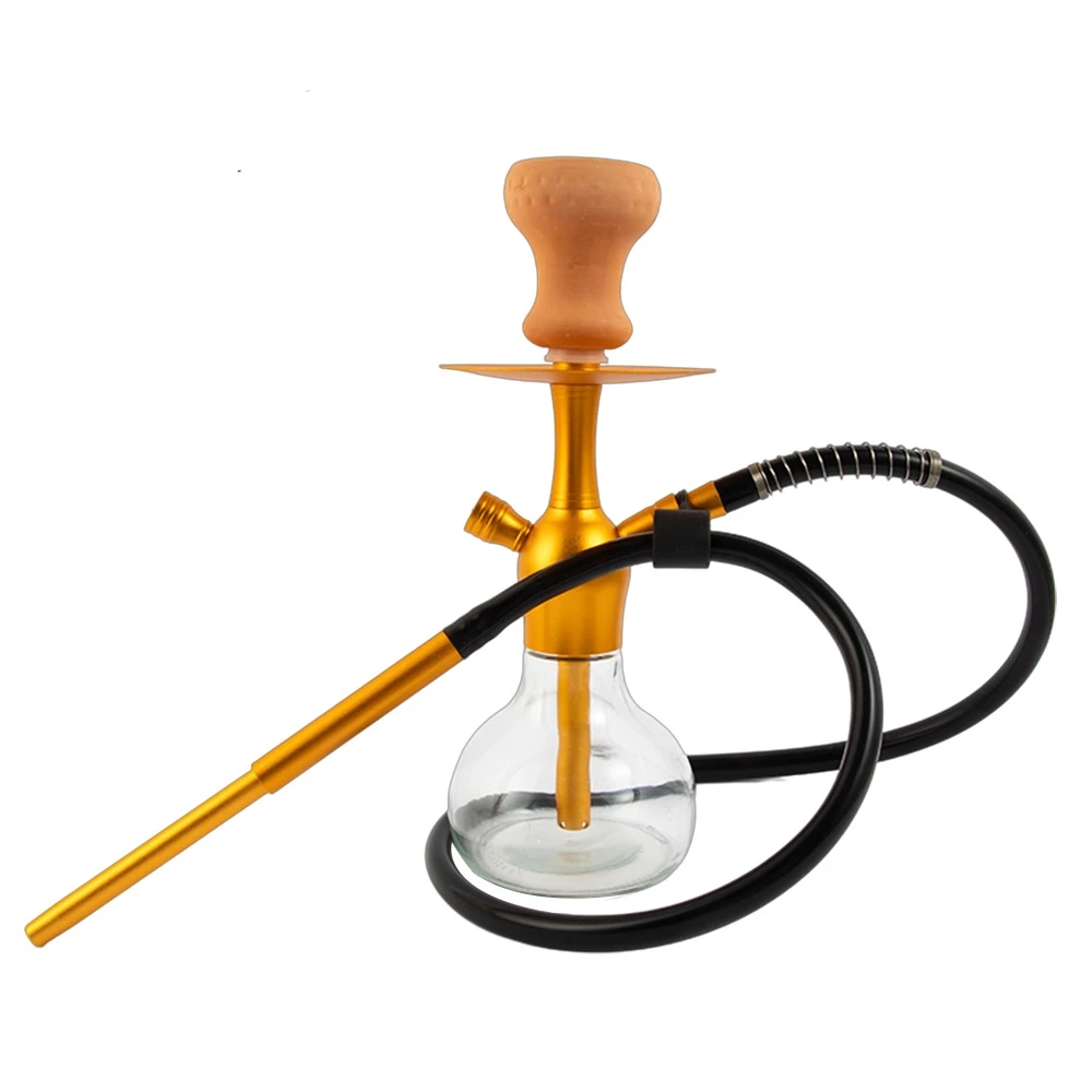 

Shisha Gourd Aluminum Hookah Set Arabian Hookah Single-Pipe Tube Hookah Durable Portable Shisha