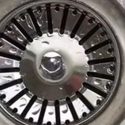 Sink Drain Strainer Stainless Steel Kitchen Sink Strainer Plug Drain Waste Stopper for 84mm 863mm Sink Diameter