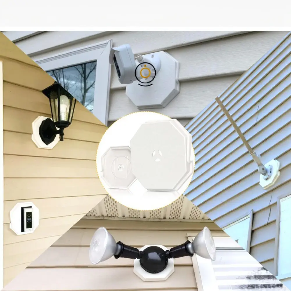 Octagon Junction Box Side Mount Kit 8141 Vertical Support Bracket Lighting Fixture Hardware For Electrician Setup