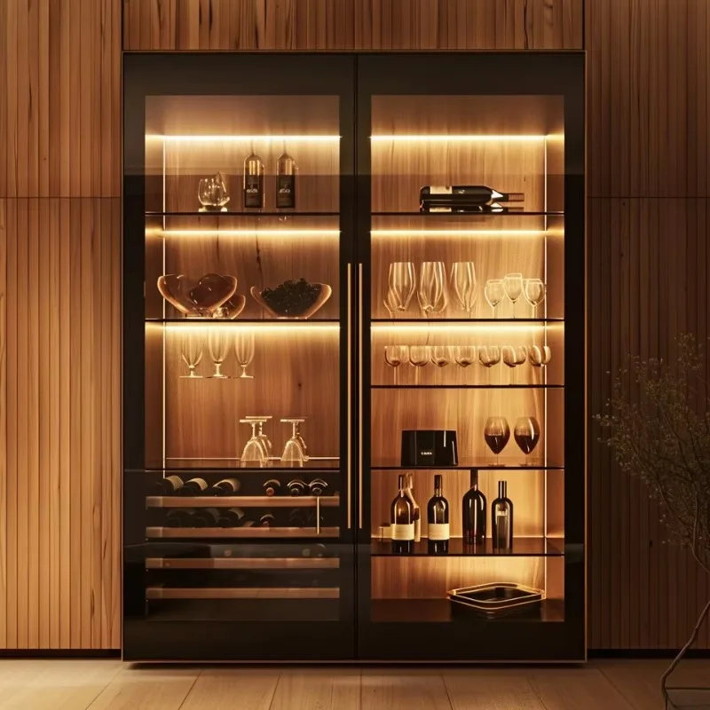 Airo High End Freestanding Constant Temperature Wine Fridge Living Room Antirust SS304 Stainless Steel Wine Cabinets