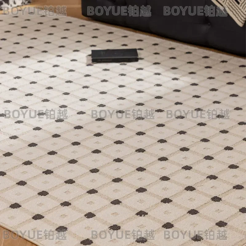 Wabi Sabi Living Room Carpet Waterproof Erasable Large Area Floor Mat for Sofa Bedroom Modern Minimalist Home Decor Rug