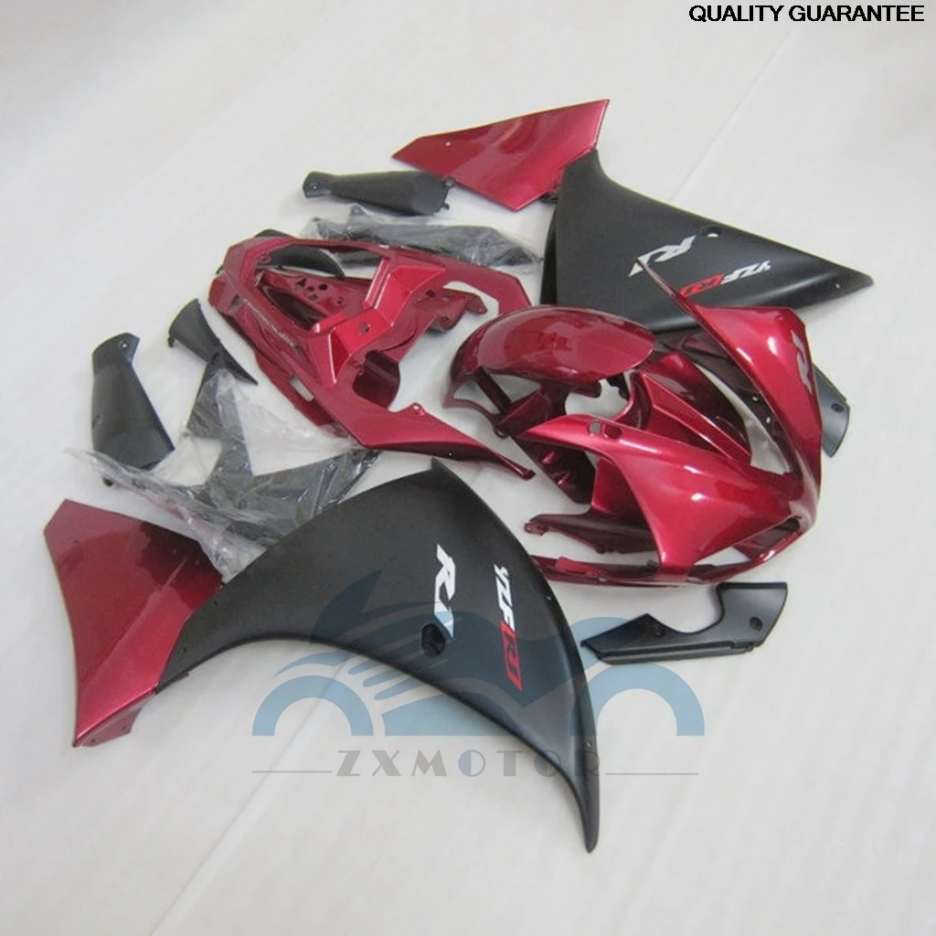 Motorbike Rebuilding Parts Fairings For YAMAHA 2009 2010 2012 YZF-R1 YZFR1 09 10 11 12 ABS Plastic red