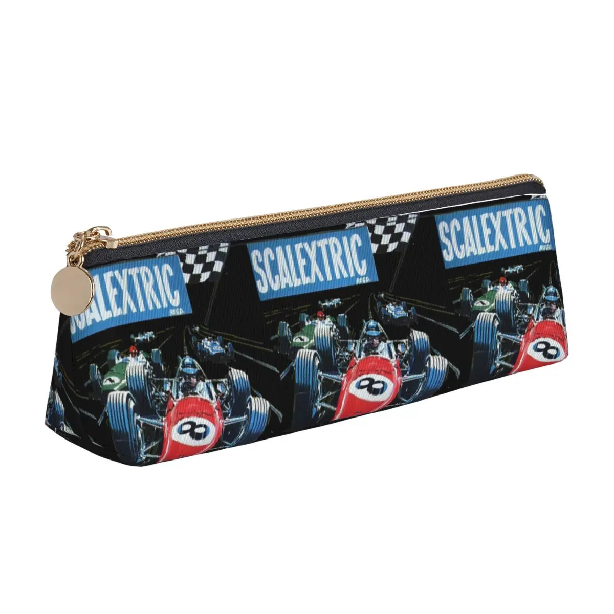 Estuche para lápices Scalextric clásico para niños y niñas, caja para lápices de gran capacidad, bolsa para lápices, suministros de papelería, bolsa para guardar bolígrafos