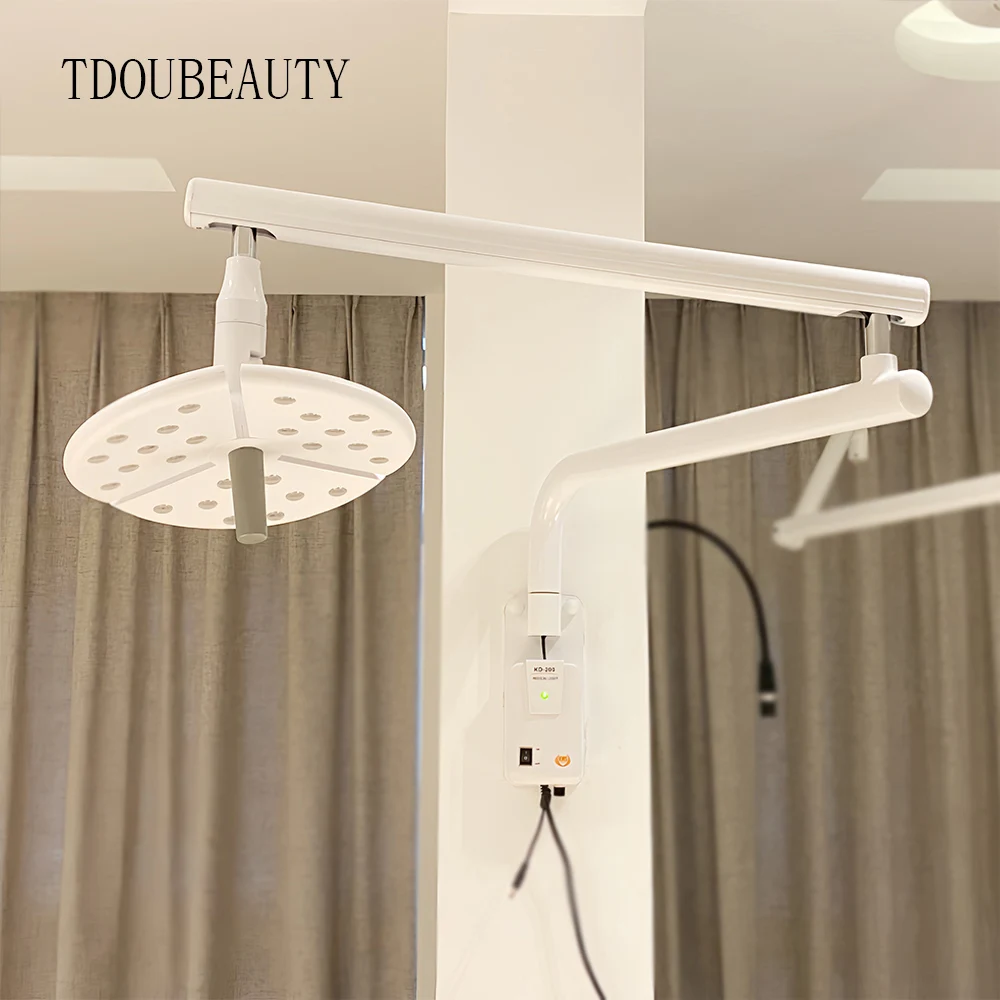 KD-2018B-1 Wall-Mounted Type 50W 27 Holes LED Shadowless Light Cold Operation Lamp Adjustable Brightness Lamp For Dental Clinics