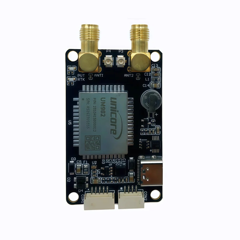 UM982 Dual Antenna RTK GNSS Module Multi-Frequency BD/GPS/Galileo/GLONASS/QZSS High Precision Positioning Antenna for UAV/Robot