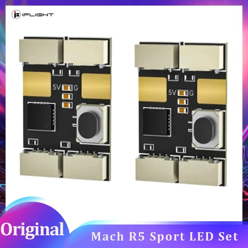 iFlight Mach R5 Sport LED Set V1.1 Tiny LED Strip Kit for FPV Drone Parts, Customizable Lighting