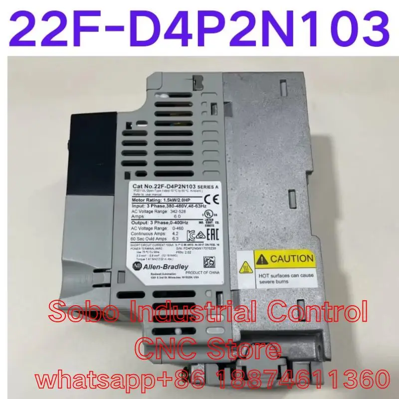 Second-hand tested OK Frequency converter 22F-D4P2N103