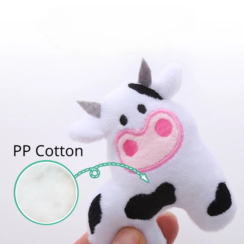 Crocodile Cow Parrot Shape Cat Toy Cute Plush Animal Toys with Catnip Interactive Play Pet Supplies Tease Cat Bite Resistant