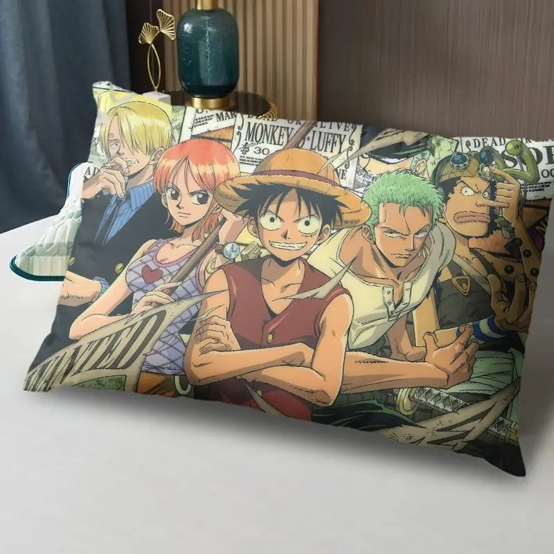 Anime One Piece Pillow Cartoon Sofa Lumbar Pillow Decorative Home Printing Sleeping Pillow Cute Cushion Hug Pillow Holiday Gift