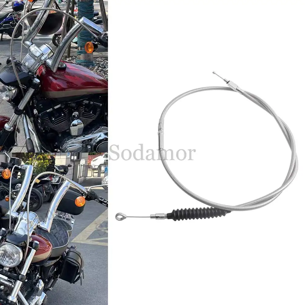 

For Harley Sportster 883/1200 Super Low Iron 883 Forty Eight Seventy Two 2011-2015 180CM 71 Inch Wolfram Steel Clutch Cable