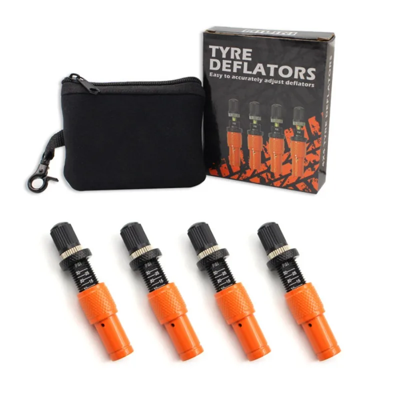 Off-Road Tire Auto Deflator Valve - Self-Stop Air Release for Sand Dunes & Desert Driving