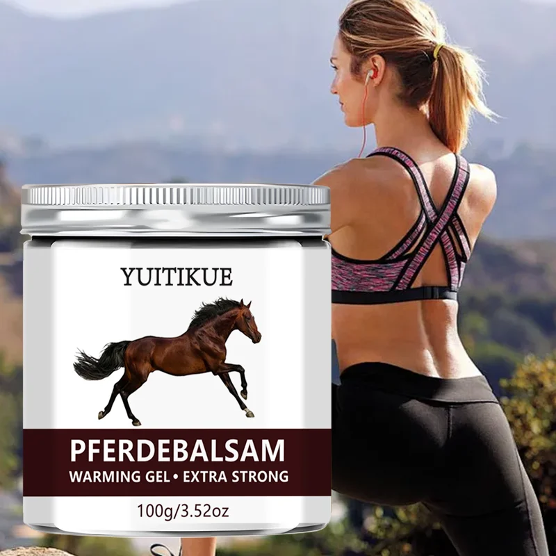 YUITIKUE Extra Strong Pferdebalsam Warming Gel 100g Deep Penetrating for Daily Joint & Muscle Care
