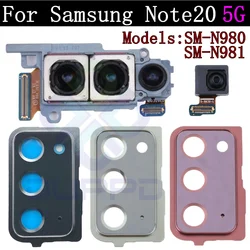 Main Rear Back Camera Lens Cover Frame For Samsung Galaxy Note20 5G N980F N981U N981N N981B Front Camera Flex Cable