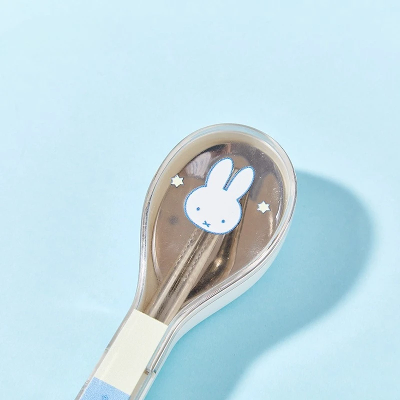 Ensemble de vaisselle Miffy créatif, vaisselle Portable à Dessert Simple, vaisselle sûre pour enfants, cadeaux de noël pour garçons et filles