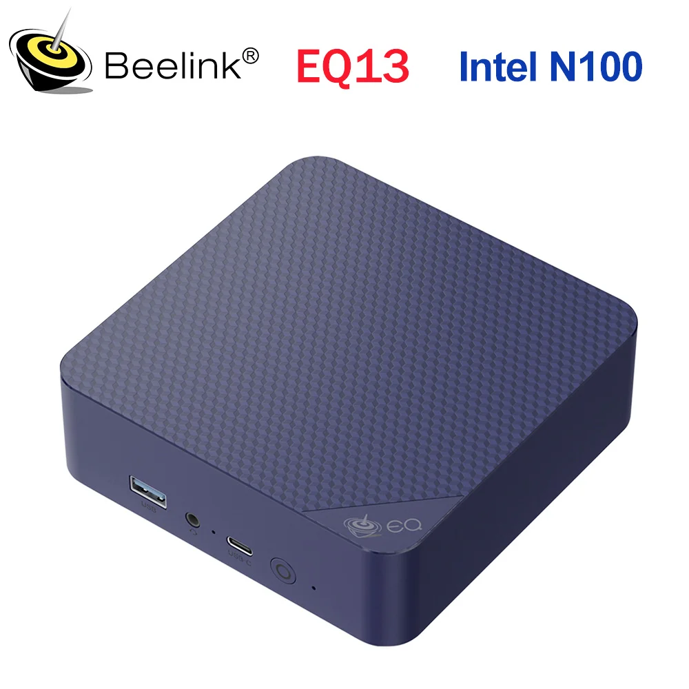 Imagem -02 - Beelink-mini pc Eq13 Intel N100 Eq13 Pro N200 16g Ddr4 500g Ssd Suporte 4k Dual Hdmi Wifi Bt5.2 Light Office Desktop Computer