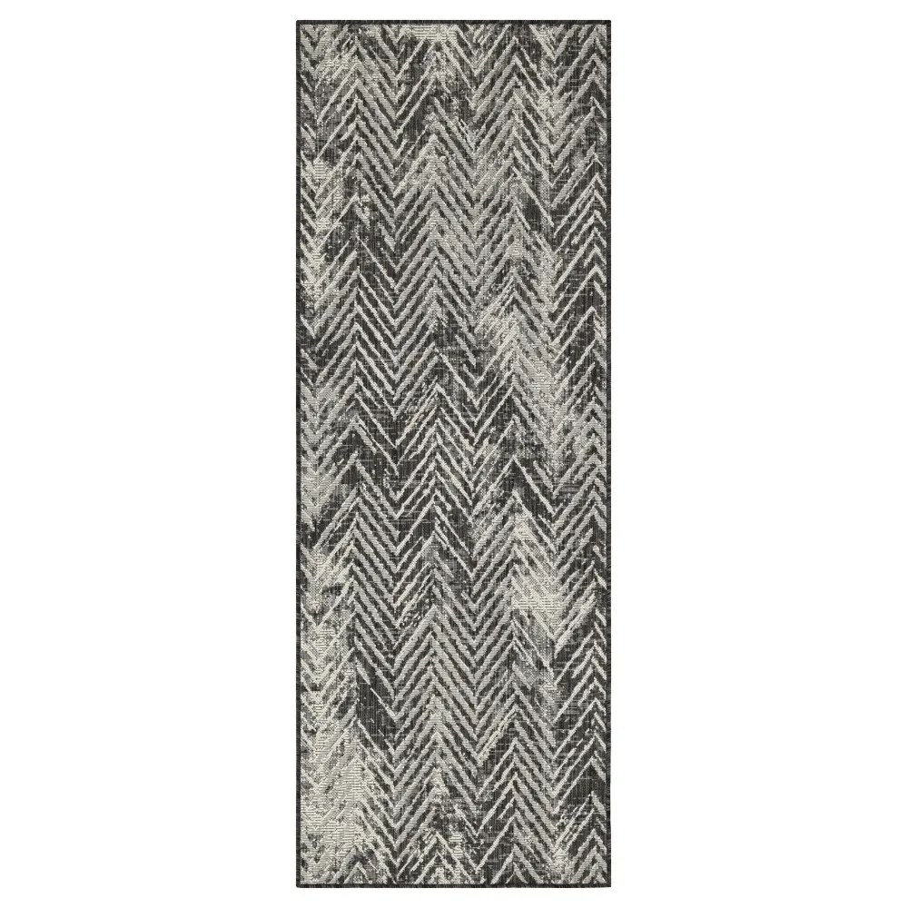 

Sunshine GC_HAR2011 Anthracite 2 ft. 7 in. x 7 ft. 3 in. Indoor/Outdoor Area Rug