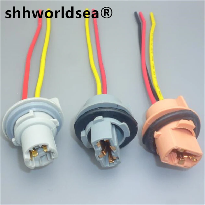 shhworldsea 1Pcs LED T10 T20 1156 1157 B9S G18 Car Lamp Lights Bulb Socket Adapter Extension Connector Plug Bulb Holder