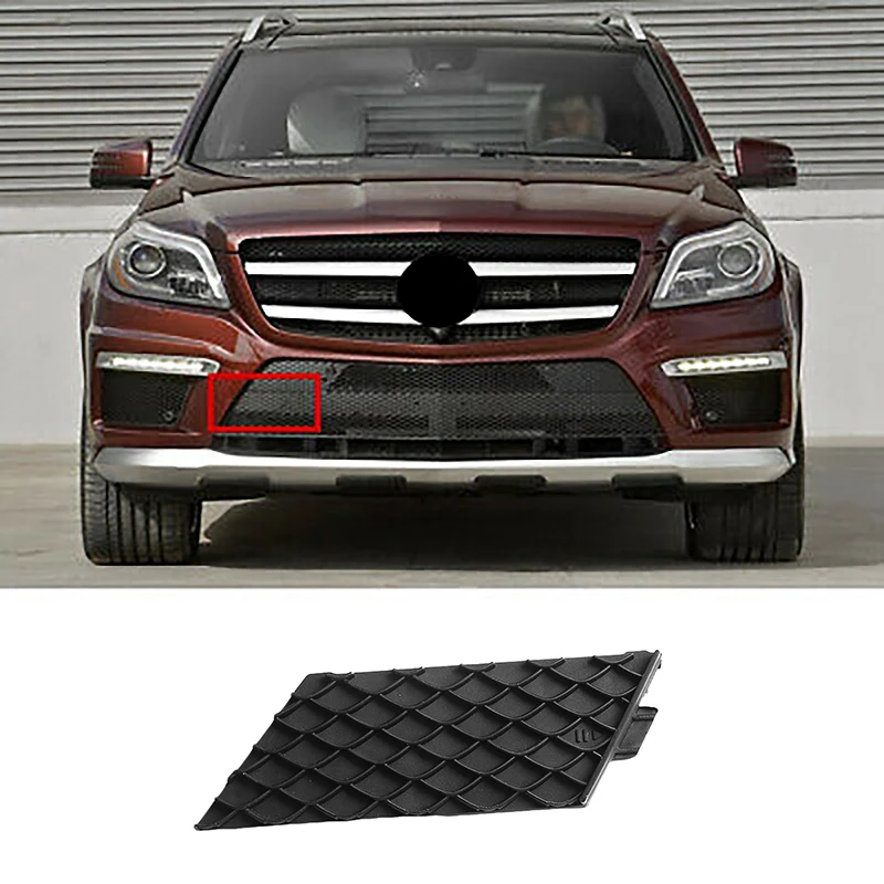 M93K-1668855122 Front Bumper Tow Hook Cover Cap For W166 GL350 GL450 GL63 AMG 2013-2016