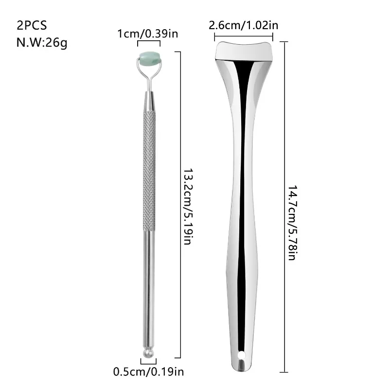 Precisie-poriënreinigingstool – Handmatige mee-etertrekker en comedoverwijderingsset met huidveilige messen