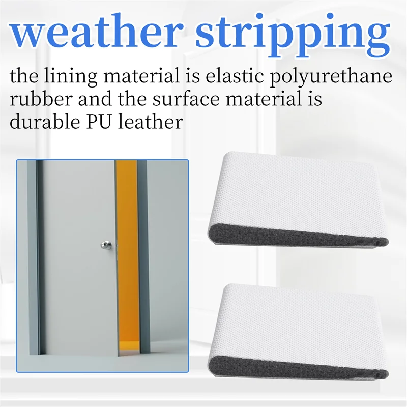 

ABPQ-Self-Adhesive Door Corner Seals, Weather Stripping Wedge Draft Stopper, Door Frame Seal Corner Foam
